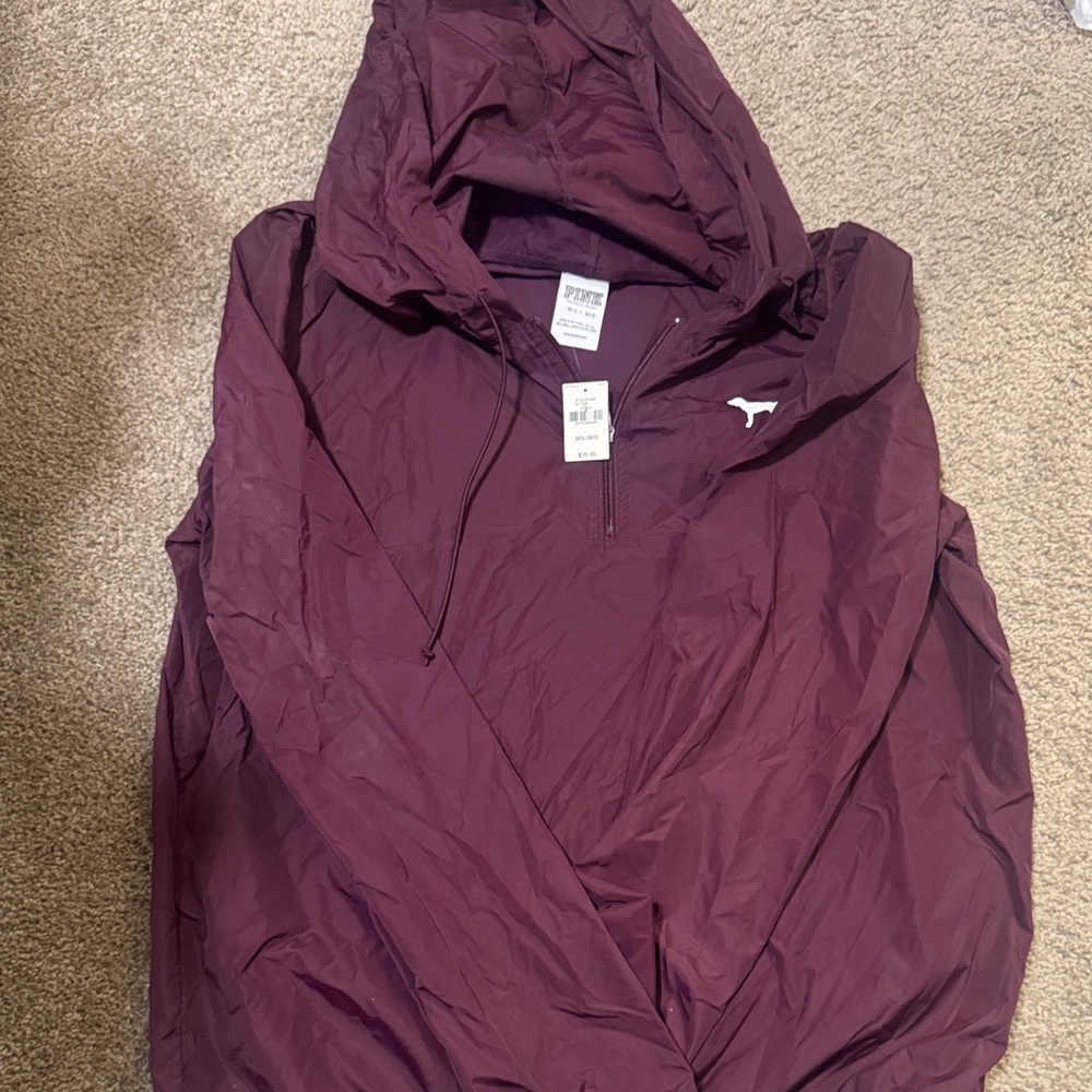 Pink windbreaker